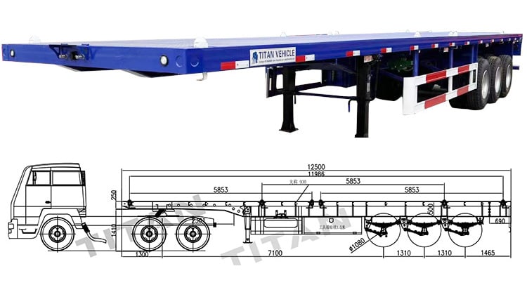 NEW TRI AXLE TRAILER