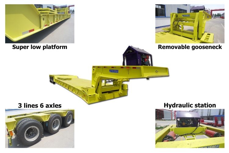 Removable Gooseneck Trailer - Hydraulic Gooseneck Trailer for Sale