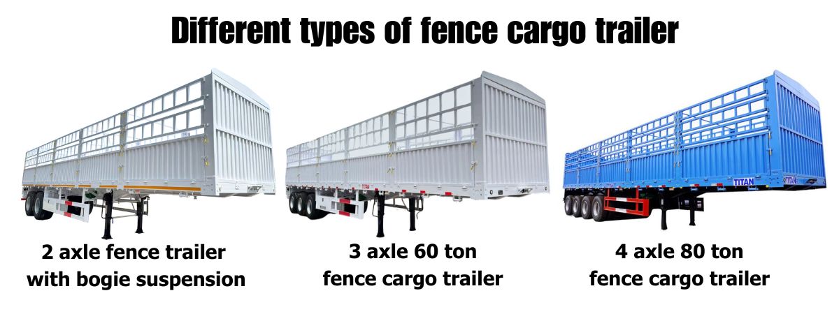 Fence Cargo Trailer for Sale in Tanzania