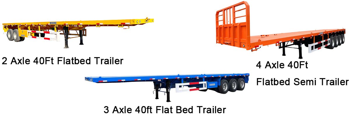 Buy 40 Ft Flatbed Trailer for Sale in Guyana