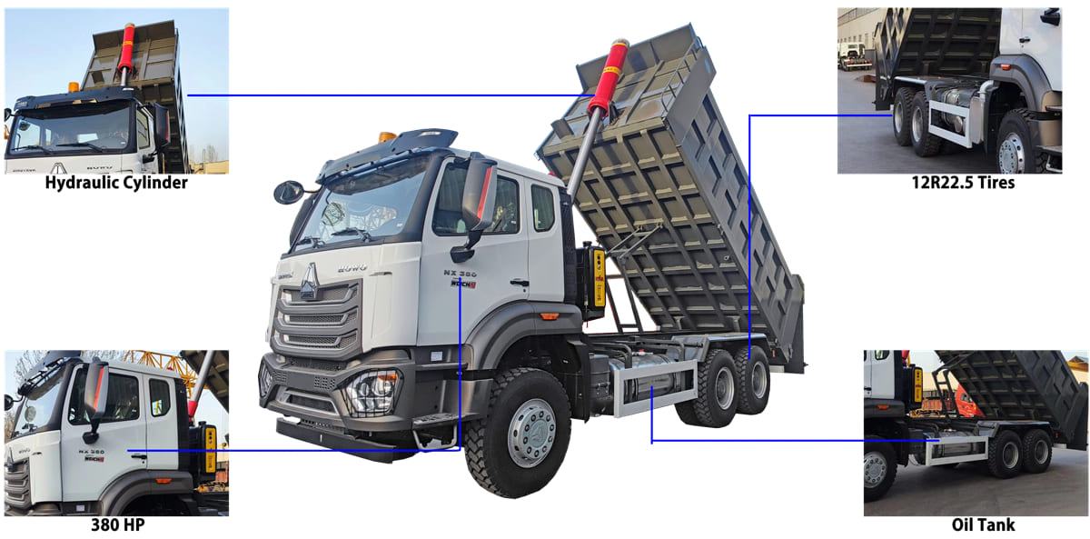 Sinotruk Howo Dump Truck Price Made for Various Industries
