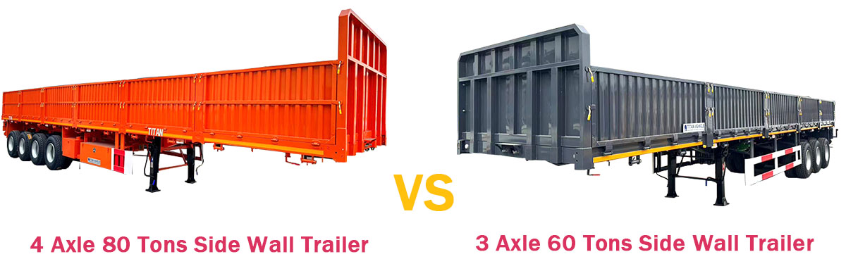 Side Wall Cargo Semi Trailer in Zimbabwe