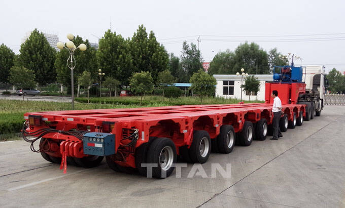 200 Ton Modular Trailer for Sale in Sudan - Tongya Vehicle