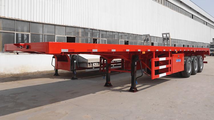 Tri Axle Flatbed Trailer for Sale - Tongya Vehicle