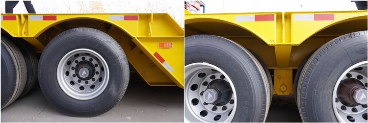 60ton Lowboy Gooseneck Trailer for Sale in Nigeria