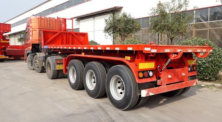 Tri Axle Container Tipper Trailer for Sale in Rwanda Kigali