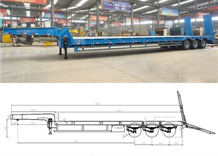 Low Loader Price | Tri Axle Low Loader Trailer for Sale