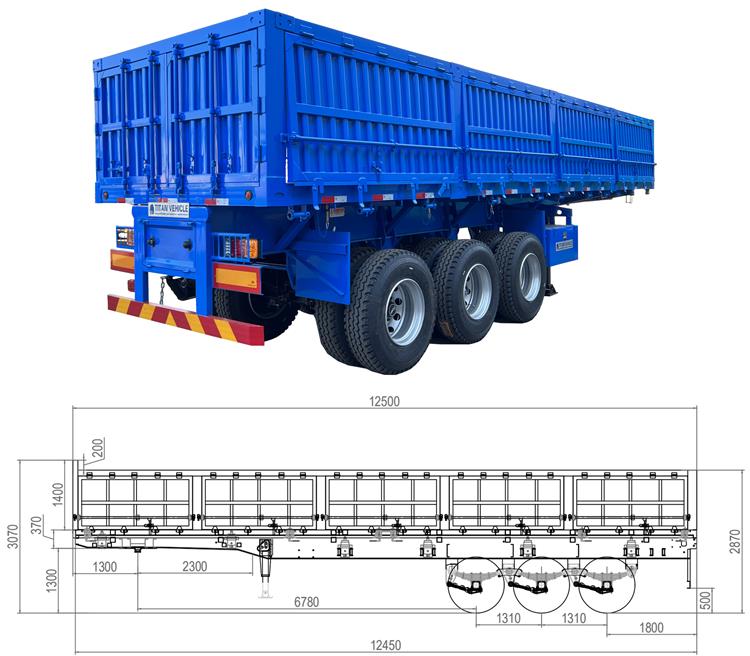 34 Ton Side Tipper Trailer for Sale In Jamaica