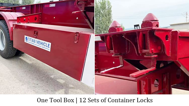  40 Foot Container Chassis Price | New Tri Axle Intermodal Container Chassis for Sale