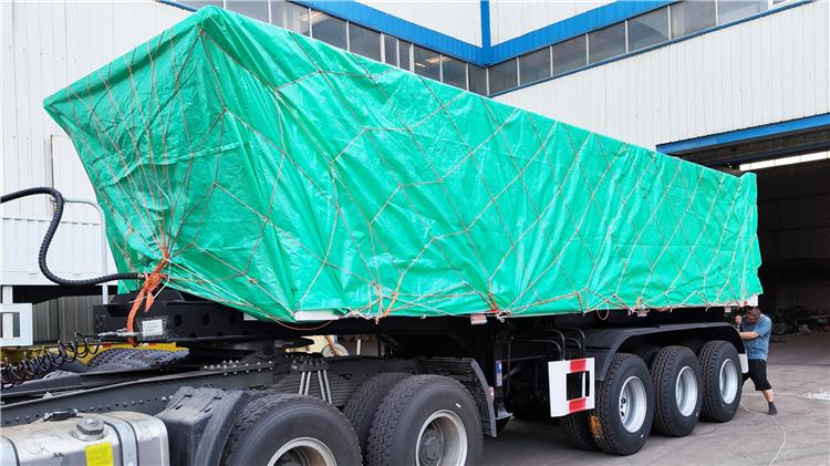 Triple Axles 60 Tonne Semi End Dump Trailer Capacity for Sale
