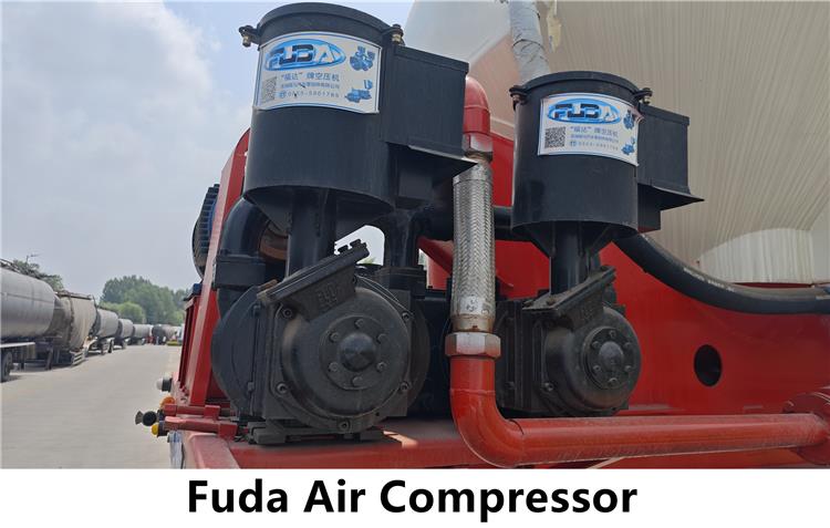 Tri Axle 50CBM Flour Tanker Trailer for Sale In Saudi Arabia