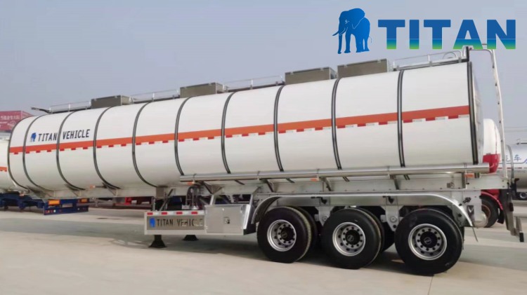 alumium fuel tanker trailer