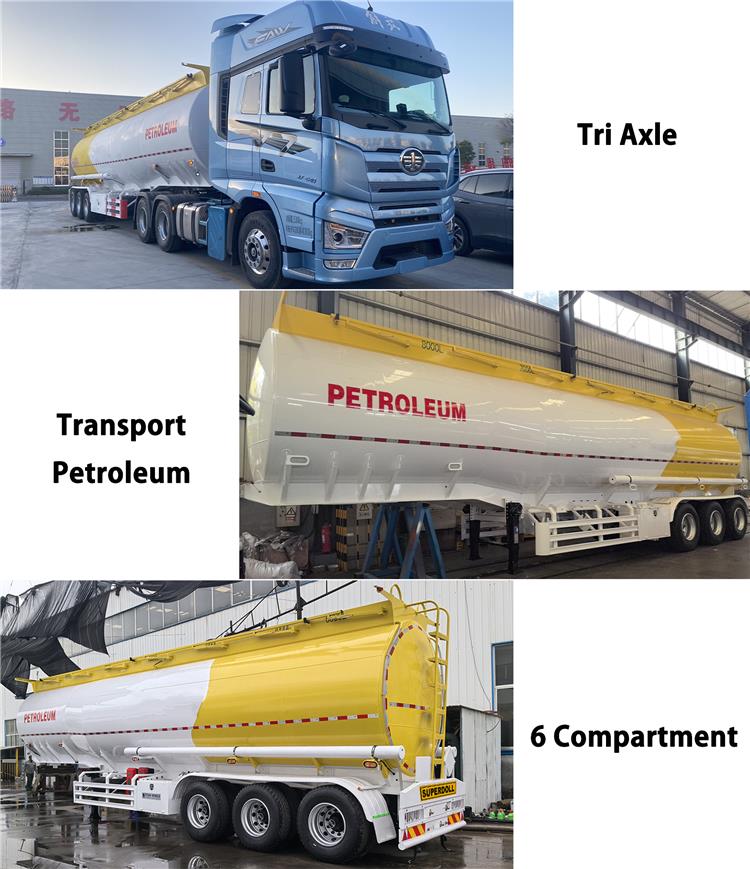 Superdoll Fuel Tanker Trailer Manufacture for Sale In Tanzania