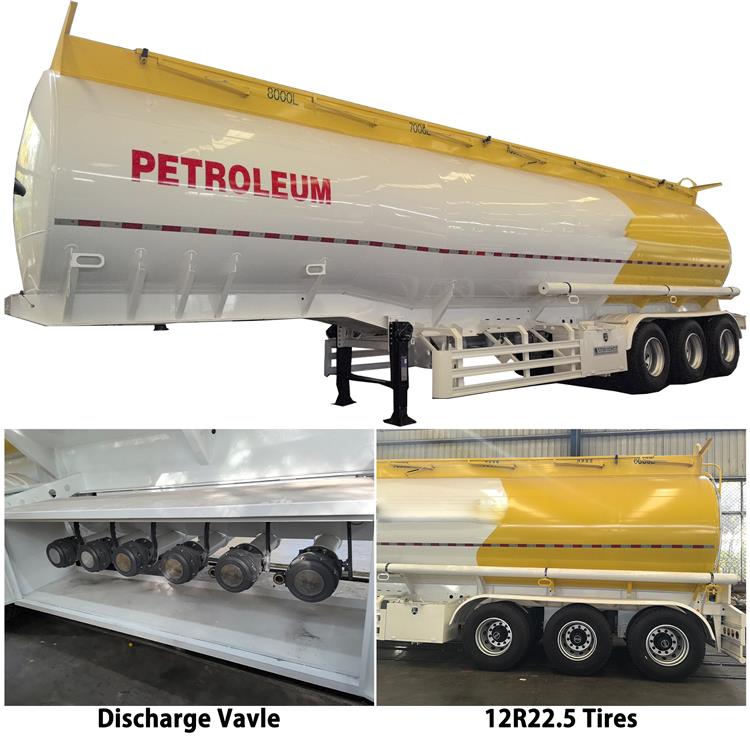 Superdoll Fuel Tanker Trailer Manufacture for Sale In Tanzania