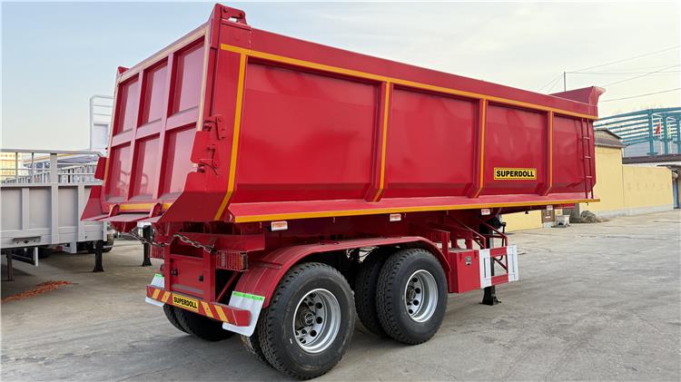 Superdoll 2 Axle Dump Trailer for Sale In Tanzania - Superdoll Tanzania