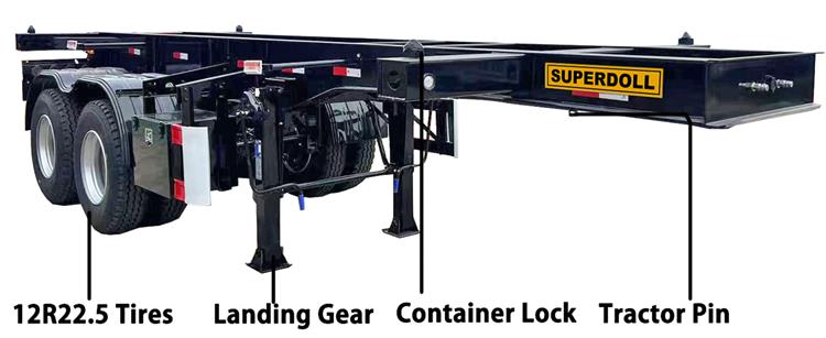 Superdoll Skeleton Trailer for Sale In Tanzania - Superdoll Dar Es Salaam