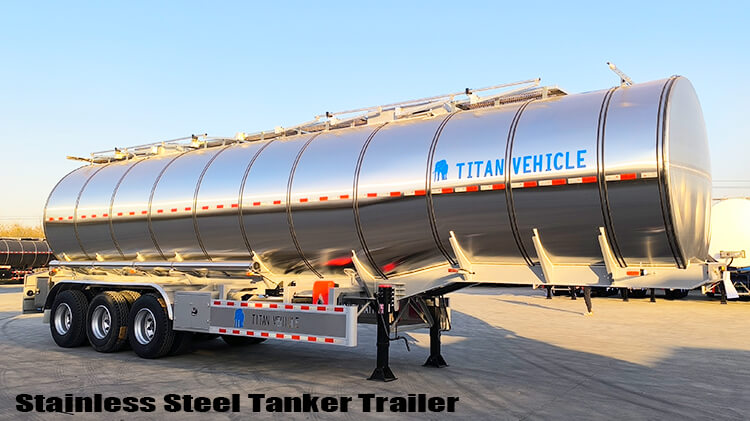 3 Axle Stainless Steel Petrol Tanker Trailer for Sale Price in Tanzania
