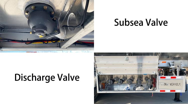 Aluminum Diesel Fuel Tanker Trailer for Sale in Guyana