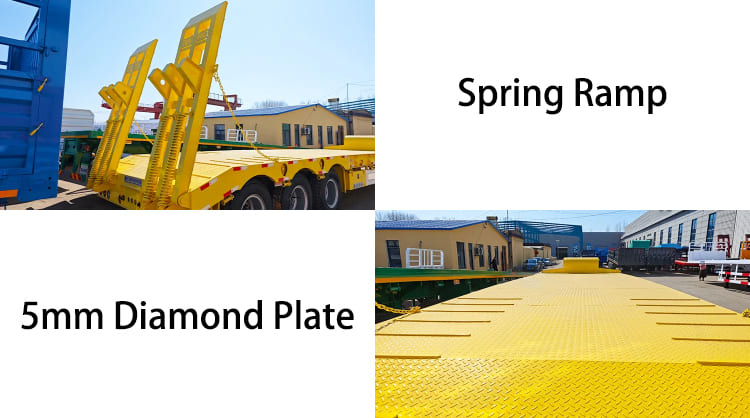 Tri Axle 50 Ton Semi Lowbed Trailer for Sale in Guyana