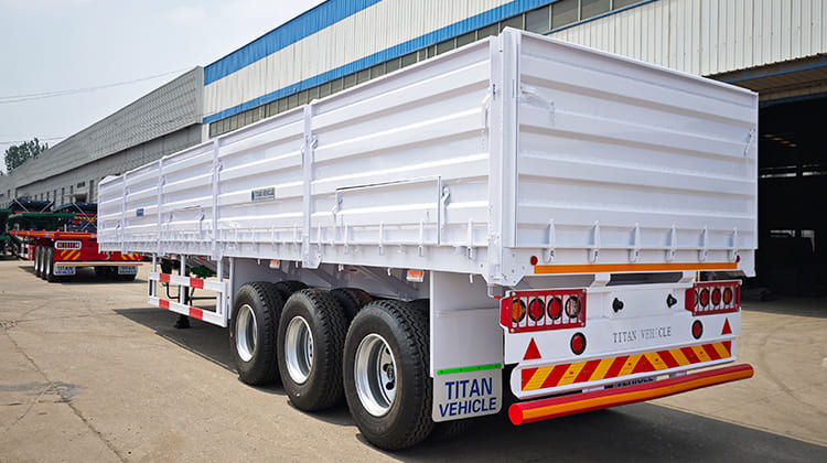 Drop Side Cargo Semi Trailer for Sale in Guyana