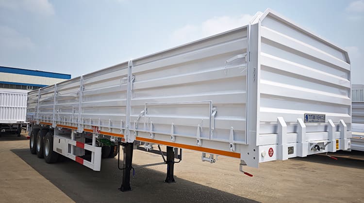 Drop Side Cargo Semi Trailer for Sale in Guyana