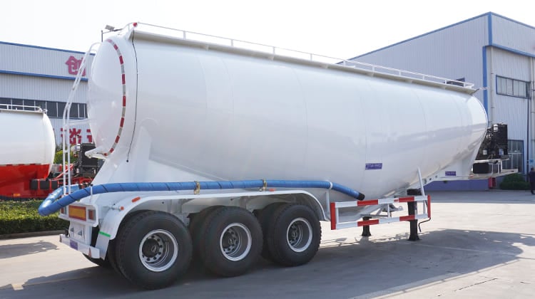 Tri Axle 35CBM Cement Bulk Carriers Tank Trailers for Sale in Congo