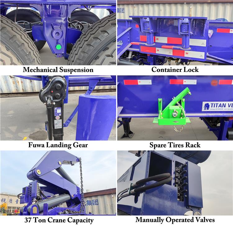 Side Lifter Container Trailer for Sale In Mali