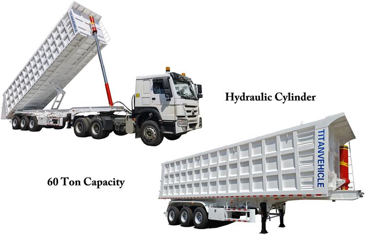 Dump Truck Trailer | Dumper Trailer for Sale In Angola