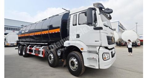 Shacman 8x4 Fuel Tanker Truck will be exported to Sierra Leone
