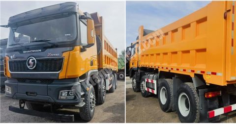 Used Shacman X5000 Dump Trtuck 8x4  will be sent to Tanzania