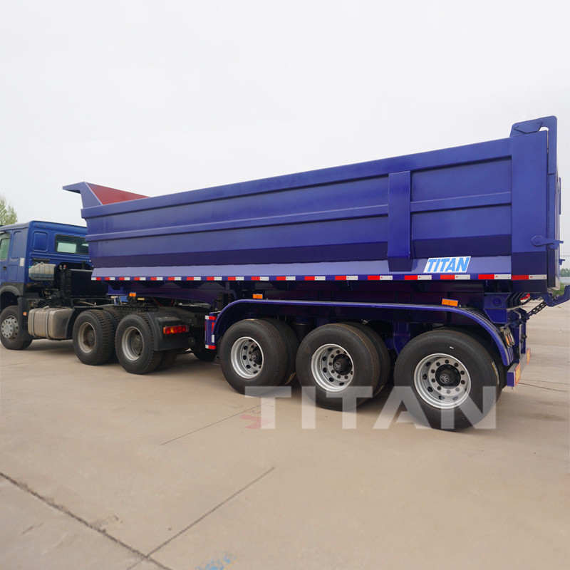 U Shape Tip Semi Trailer