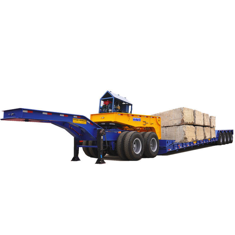 150T Low Bed Gooseneck Trailer