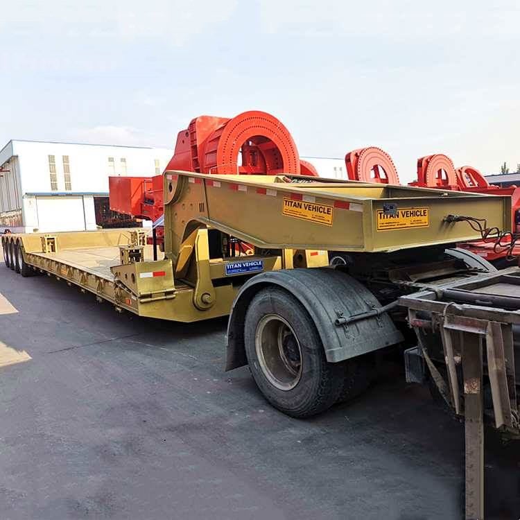 4 Axle Detachable Gooseneck Trailers