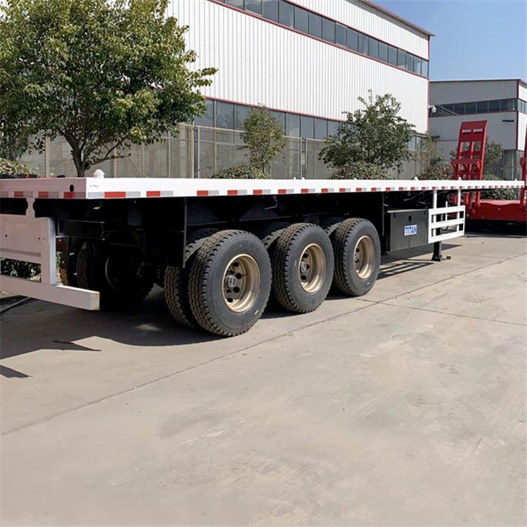 Flat Deck Trailer Tri Axle