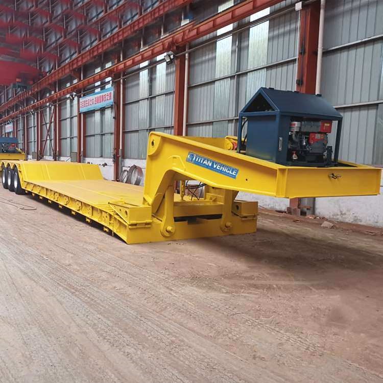 60ton Detachable Neck Semi Trailer