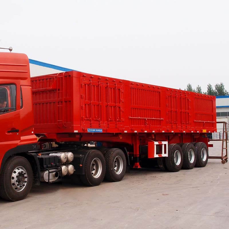 34 Ton Dropside Side Tipper Trailer