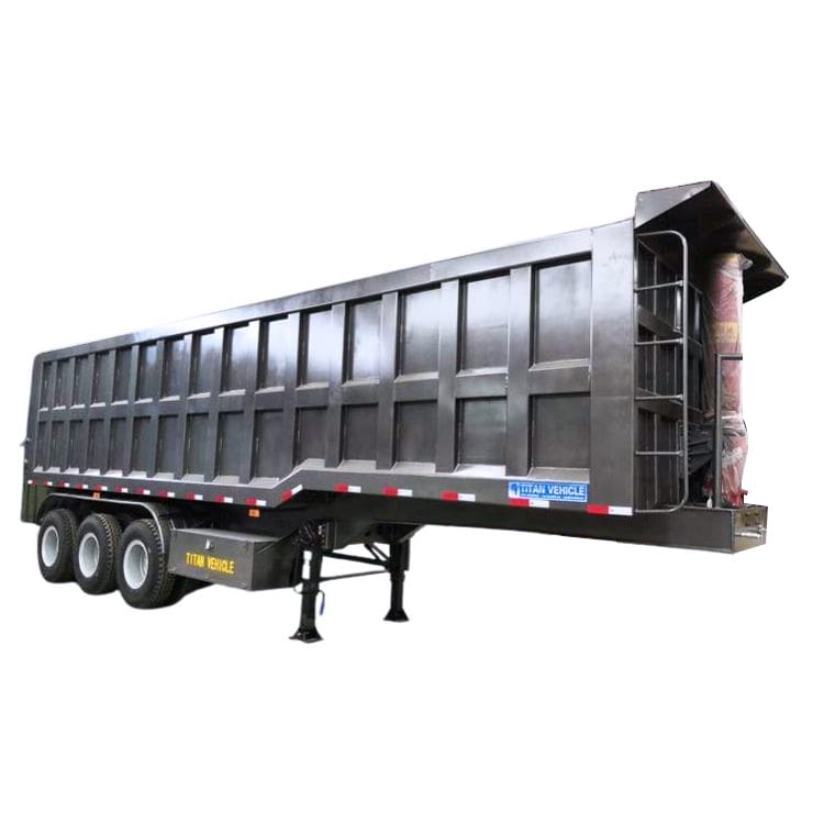 Tri Axles Semi Tipper Trailer