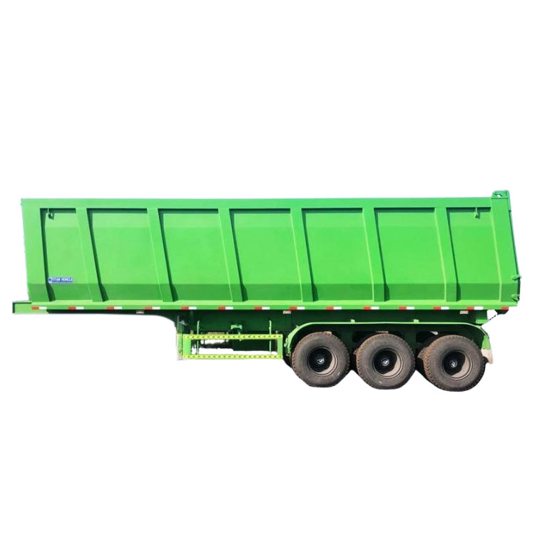 Tri Axle 40T Rear Dump Truck Trailer