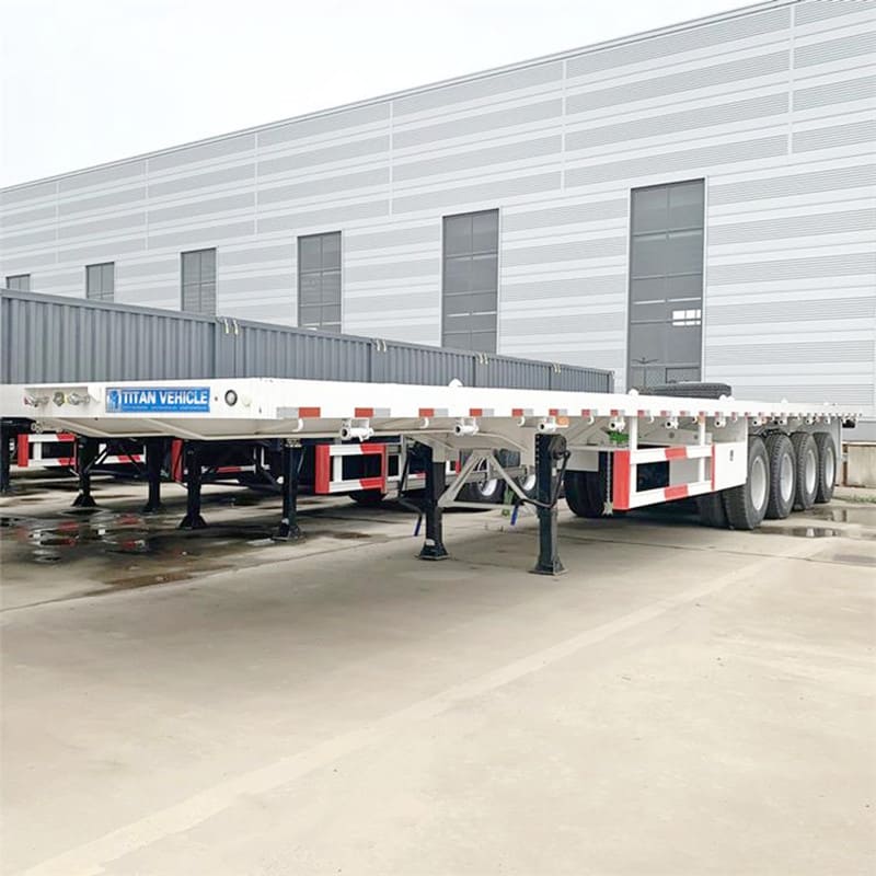 4 Axle Flat Bed Trailer