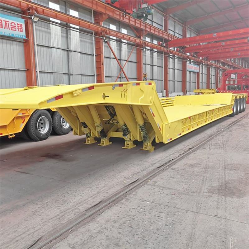 100 Ton Folding Gooseneck Trailer