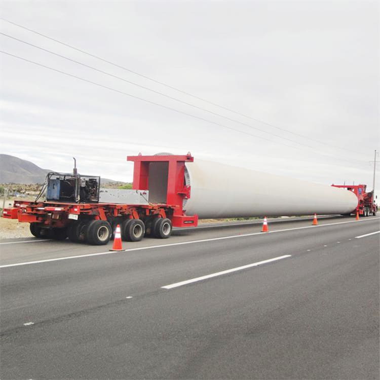 Wind Turbine Tower Transport Trailer