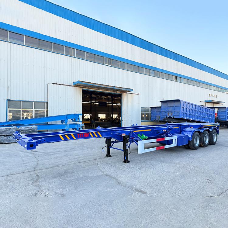 Tri Axle Shipping Container Chassis Trailer