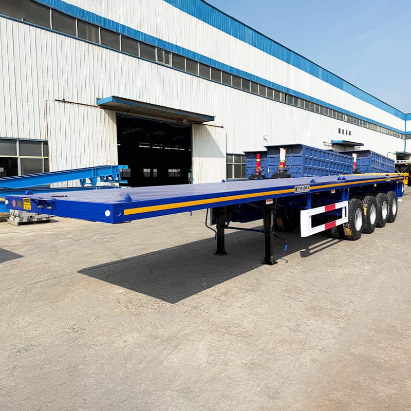 Heavy Duty 4 Axle Flatbed Trailer
