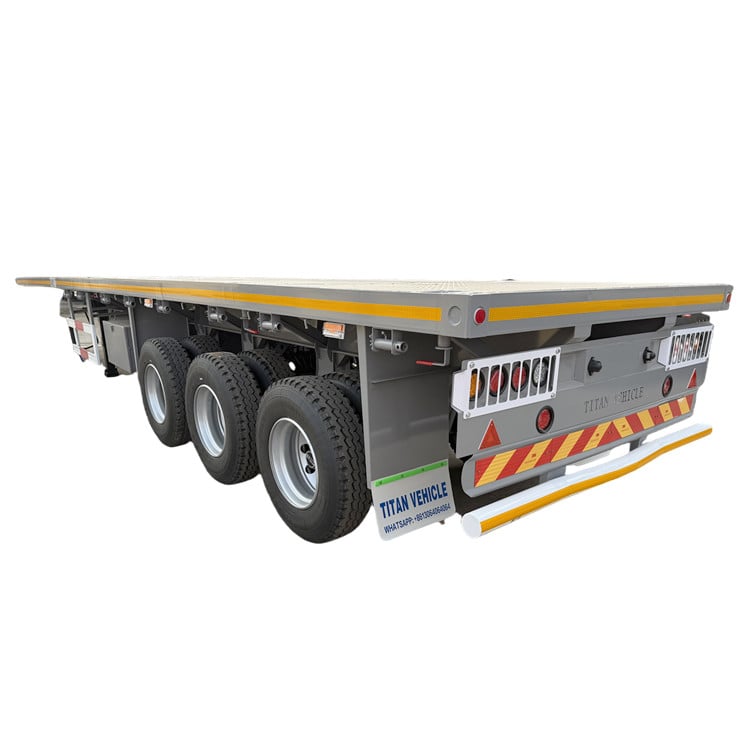 Heavy Duty Tri Axle Flatbed Trailer