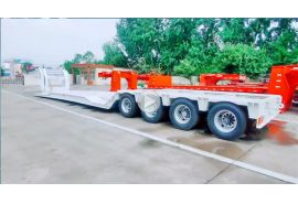 New 4 Axles Gooseneck lowboy Trailer