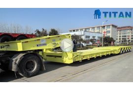 5 Line 10 Axle 200 Ton RGN Trailer