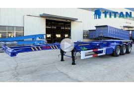 40ft container skeleton trailer